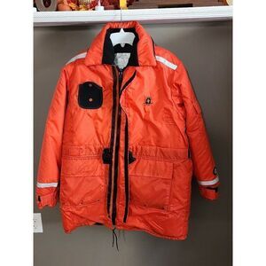 Stearn's PFD Type III Adult Large Floatation Coat Safety Orange - NEW